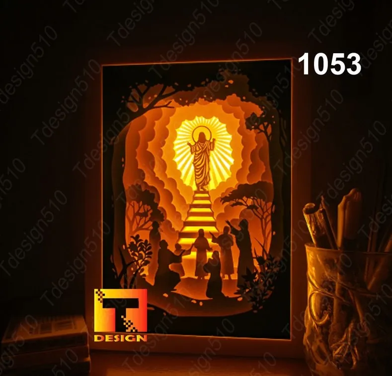 Hộp Đèn Cầu Nguyện Chúa Jesus