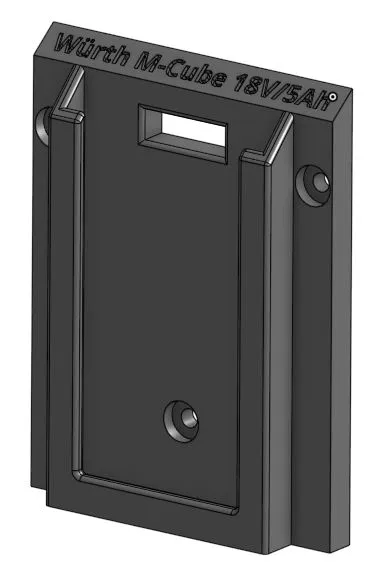 Tiêu đề Würth Akku Wandhalterung Giá treo tường tự khóa cho pin kh