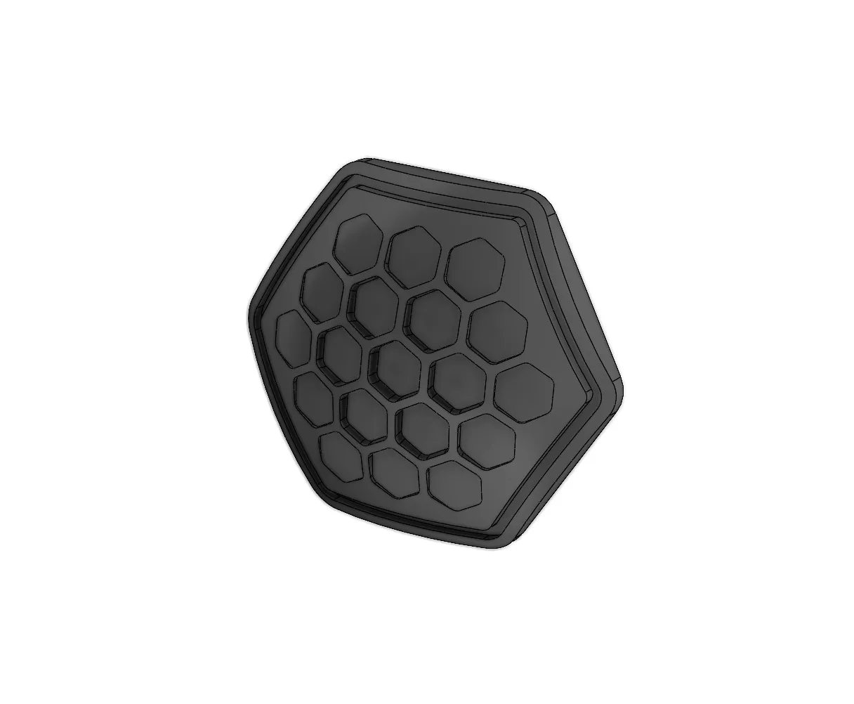 Tiêu đề Hex Fade Knob Tóm tắt Núm theo chủ đề Hex mờ dần Da