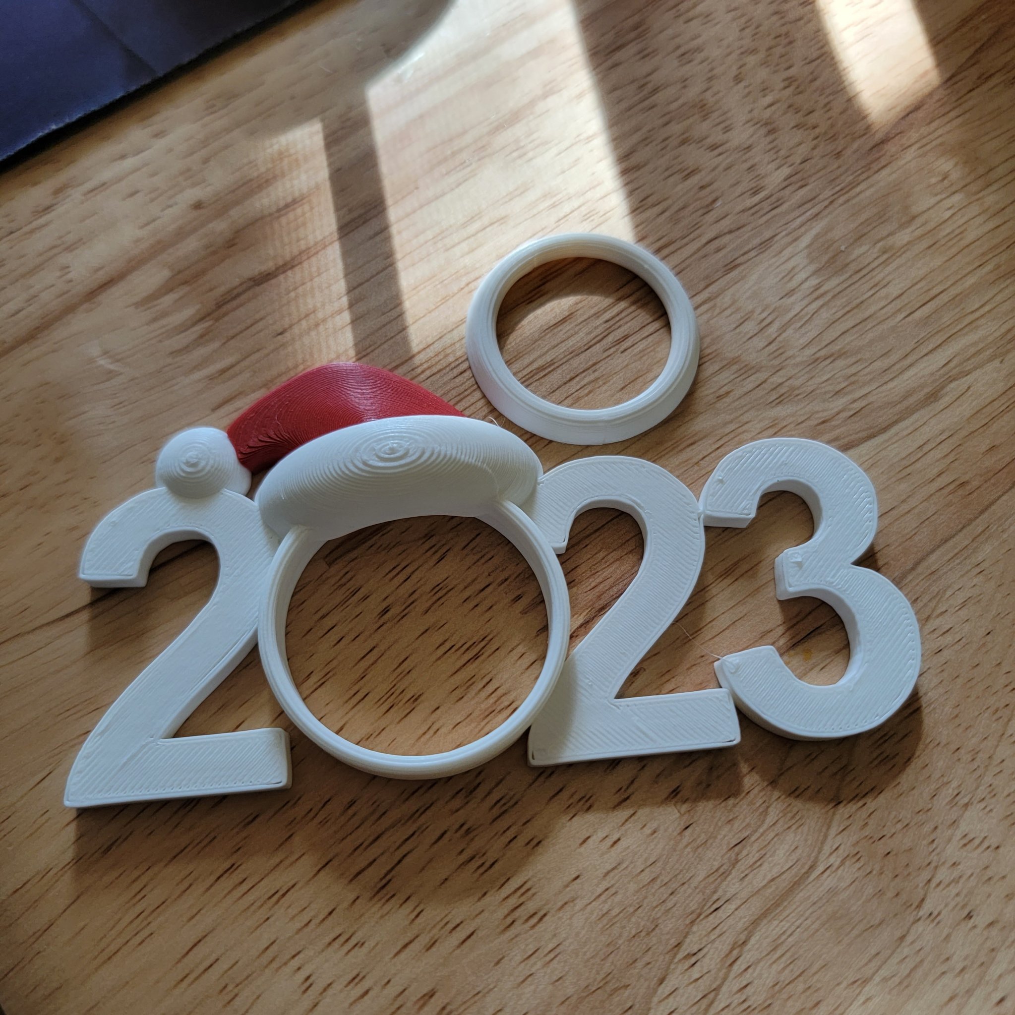 2023 and 2024 Christmas Picture Ornament