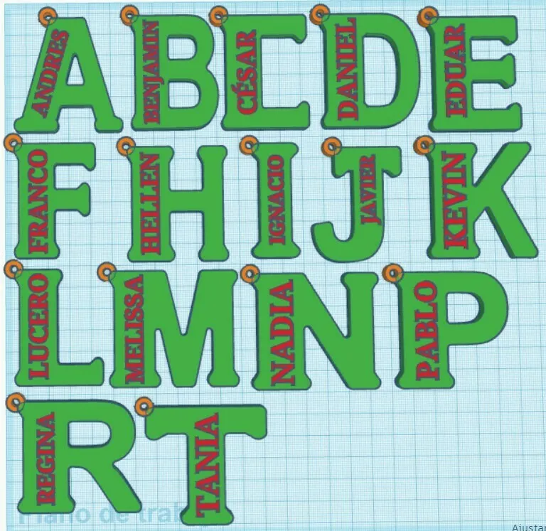 Tiêu đề LETRAS PARA LLAVEROS Tóm tắt Son llaveros en forma de letras