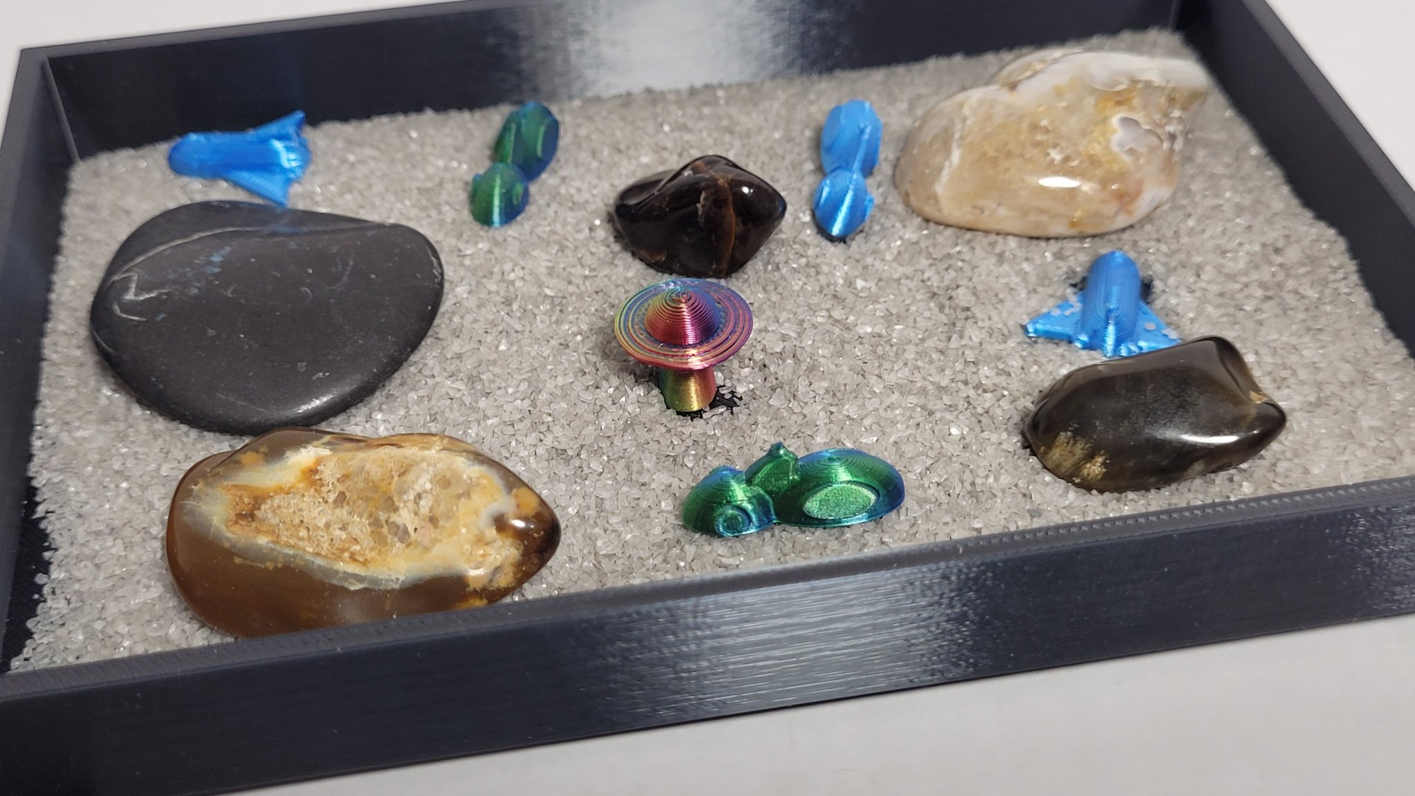 Tiêu đề Sand Shark Zen Tóm tắt Dễ dàng in thần tài thú cưng Ze