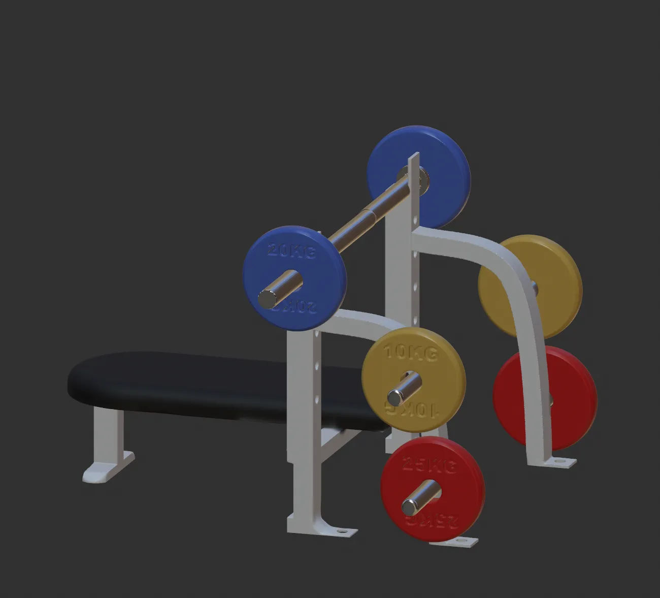 Tiêu đề Máy ép và tạ phẳng Tóm tắt Bench Press để theo dõi