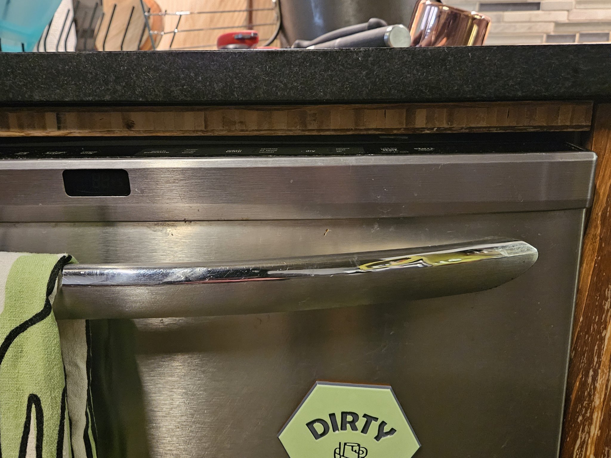 Magnetic Dishwasher Clean/Dirty Sign