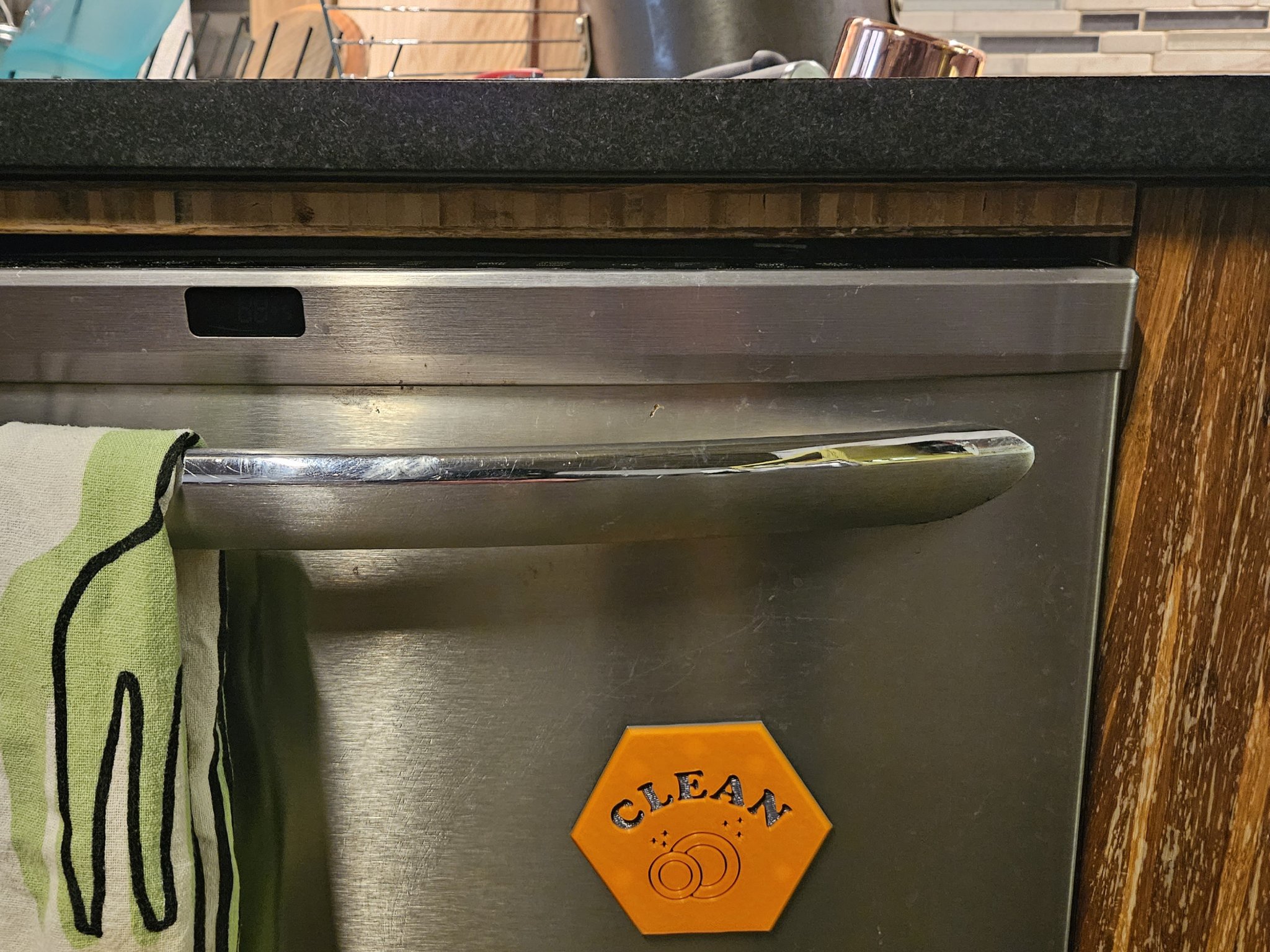 Magnetic Dishwasher Clean/Dirty Sign