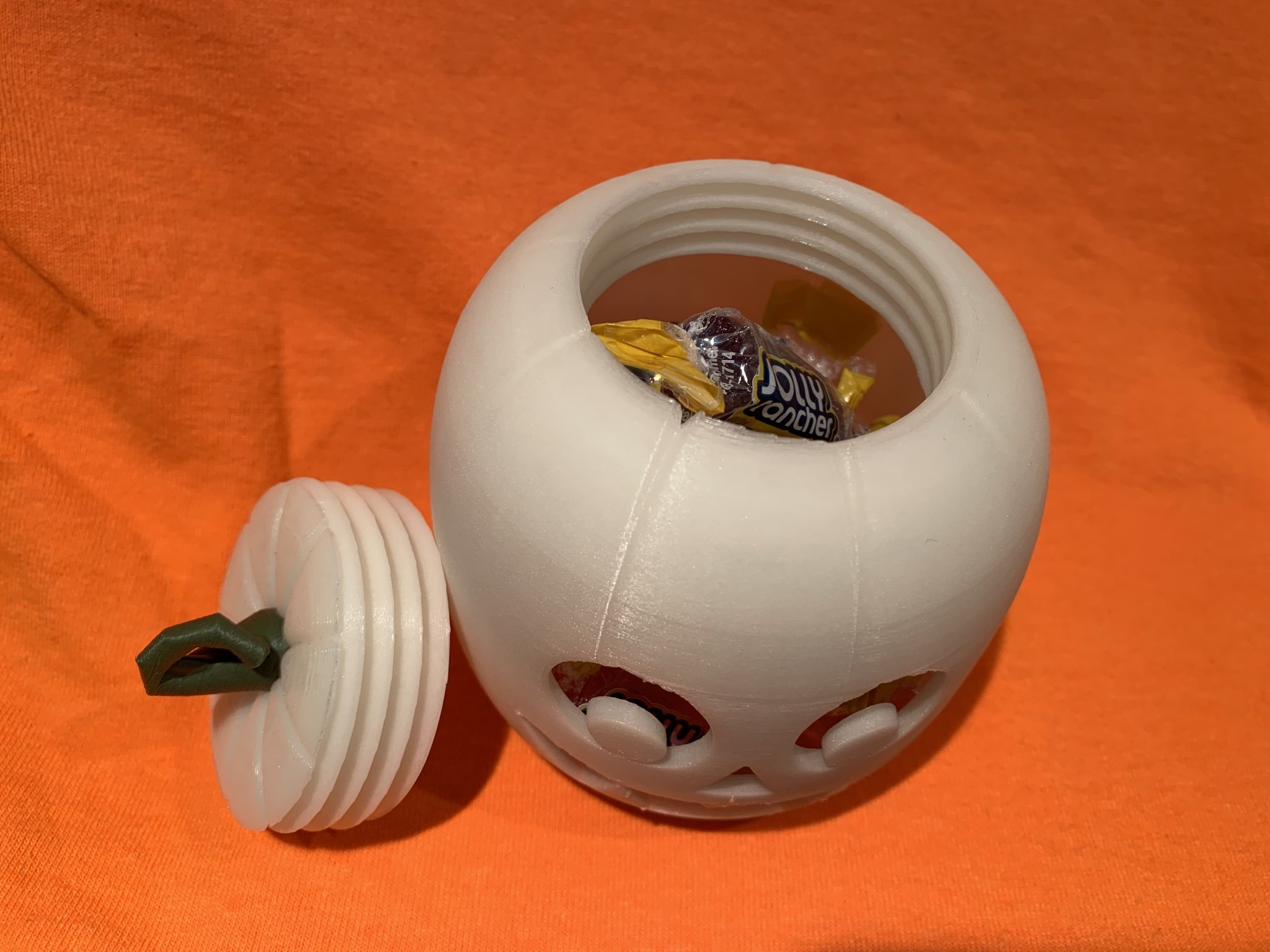 Pumpkin Candy Jar Treat