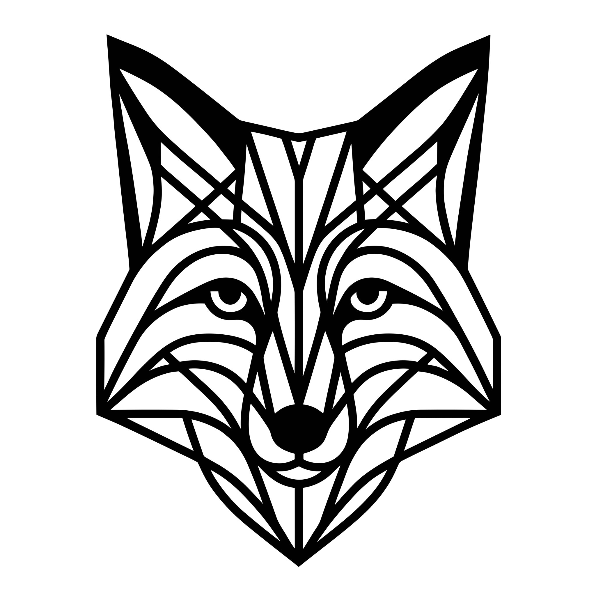 Tiêu đề Hình Học Mặt Cáo - Wall Art Tóm tắt Một tác phẩm ng