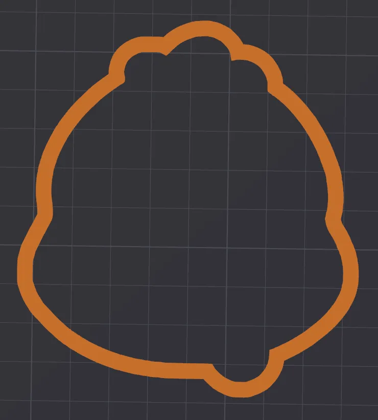 Tiêu đề Thổ Nhĩ Kỳ Outline Cookie Cutter Tóm tắt Máy cắt cooki