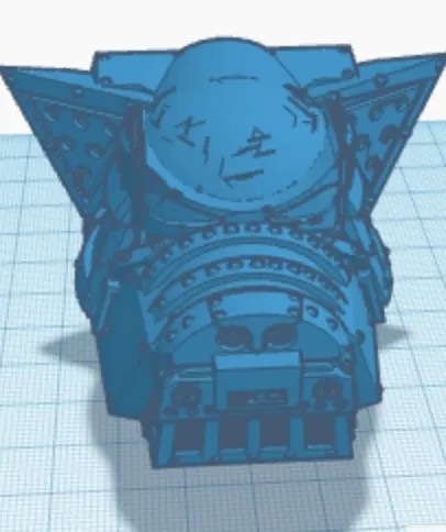 Caput Draconis - Đầu Titan Warhound Phối Lại