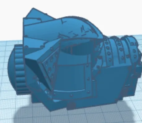 Caput Draconis - Đầu Titan Warhound Phối Lại