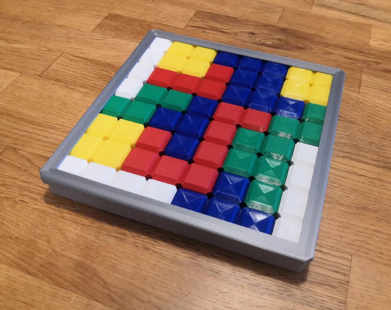 Tiêu đề Hộp xếp hình Tetromino 3D có thể tùy chỉnh Tóm tắt