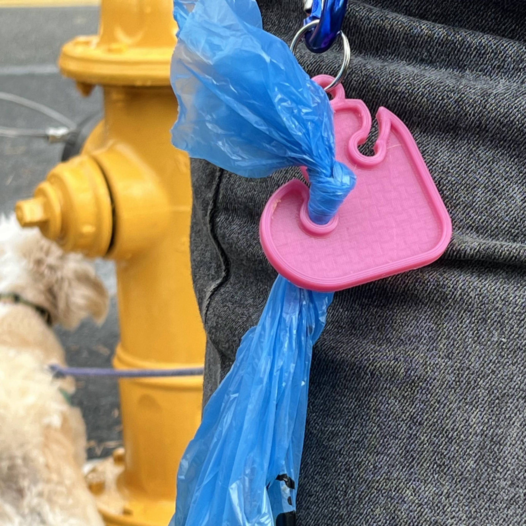 Dog Poop Bag Holder Heart
