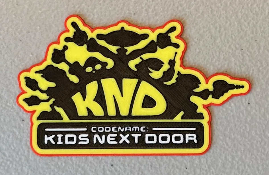 Multicolor Kids Next Door Logo Magnet