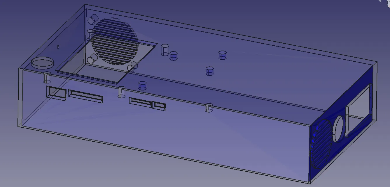 Thùng Máy Ngoài Hoàn Chỉnh Cho Bo Mạch Điều Khiển BIGTREETECH SKR Mini E3 V3.0 + Màn Hình Cảm Ứng TFT35 E3 V3.0.1 + Nguồn Meanwell