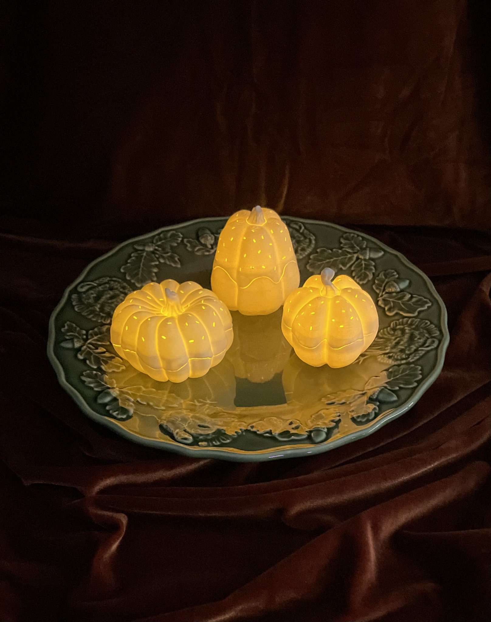 Bộ Ba Bí Ngô Lễ Tạ Ơn Dễ Thương