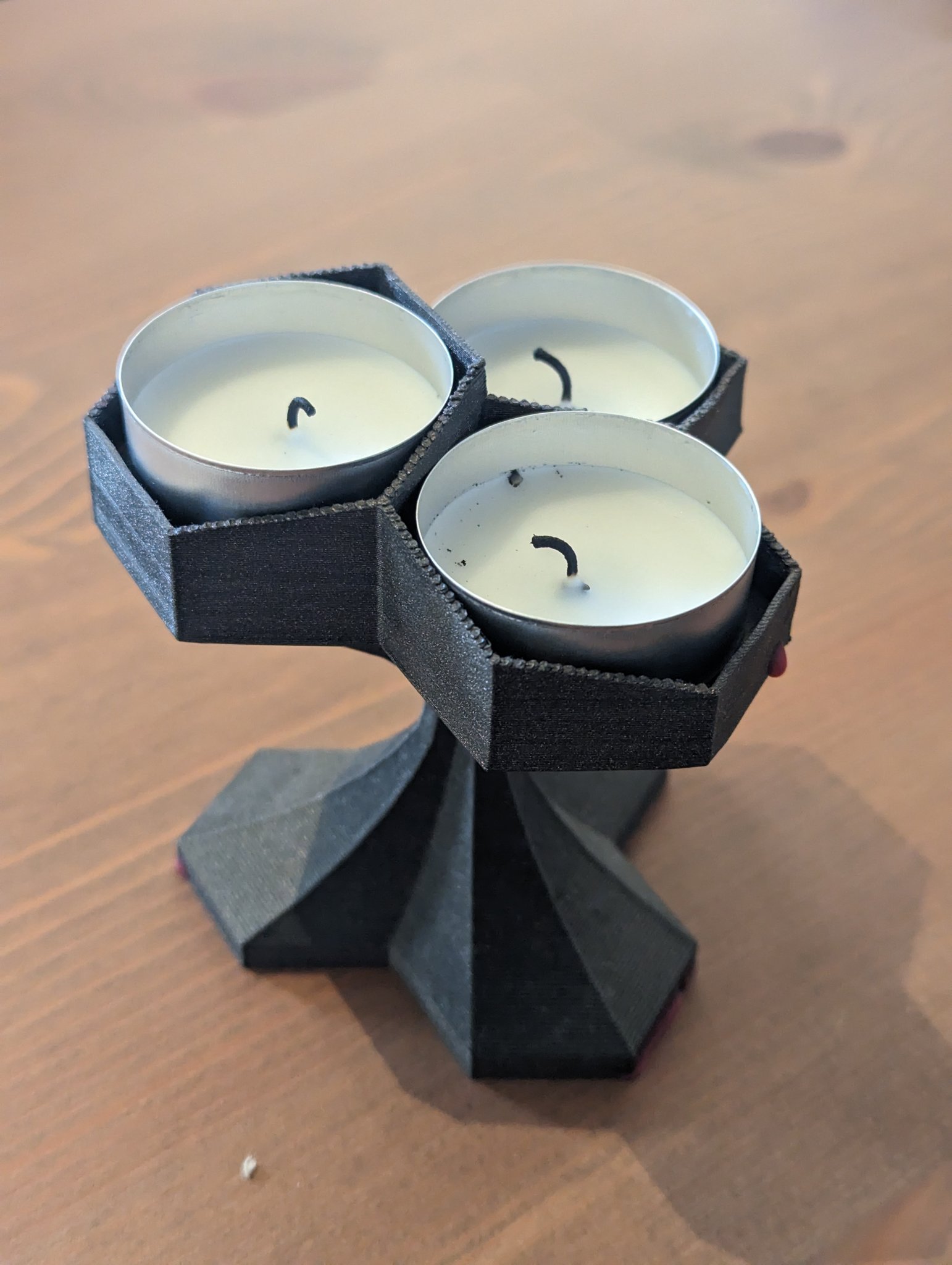 Chân Nến Tealight Phong Cách Low Poly