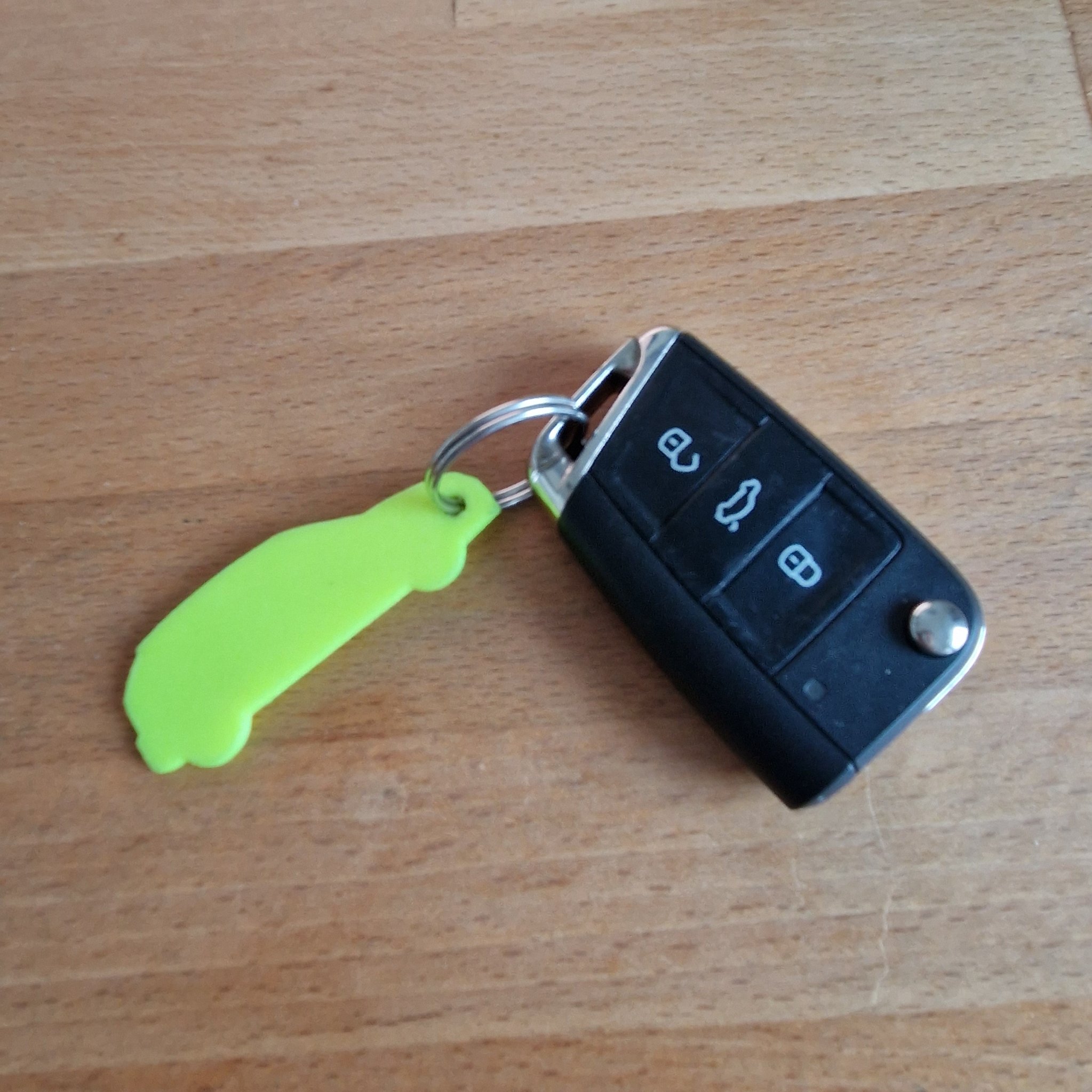 Tiêu đề Móc chìa khóa VW Polo Tóm tắt Hình bóng 2D của VW Polo