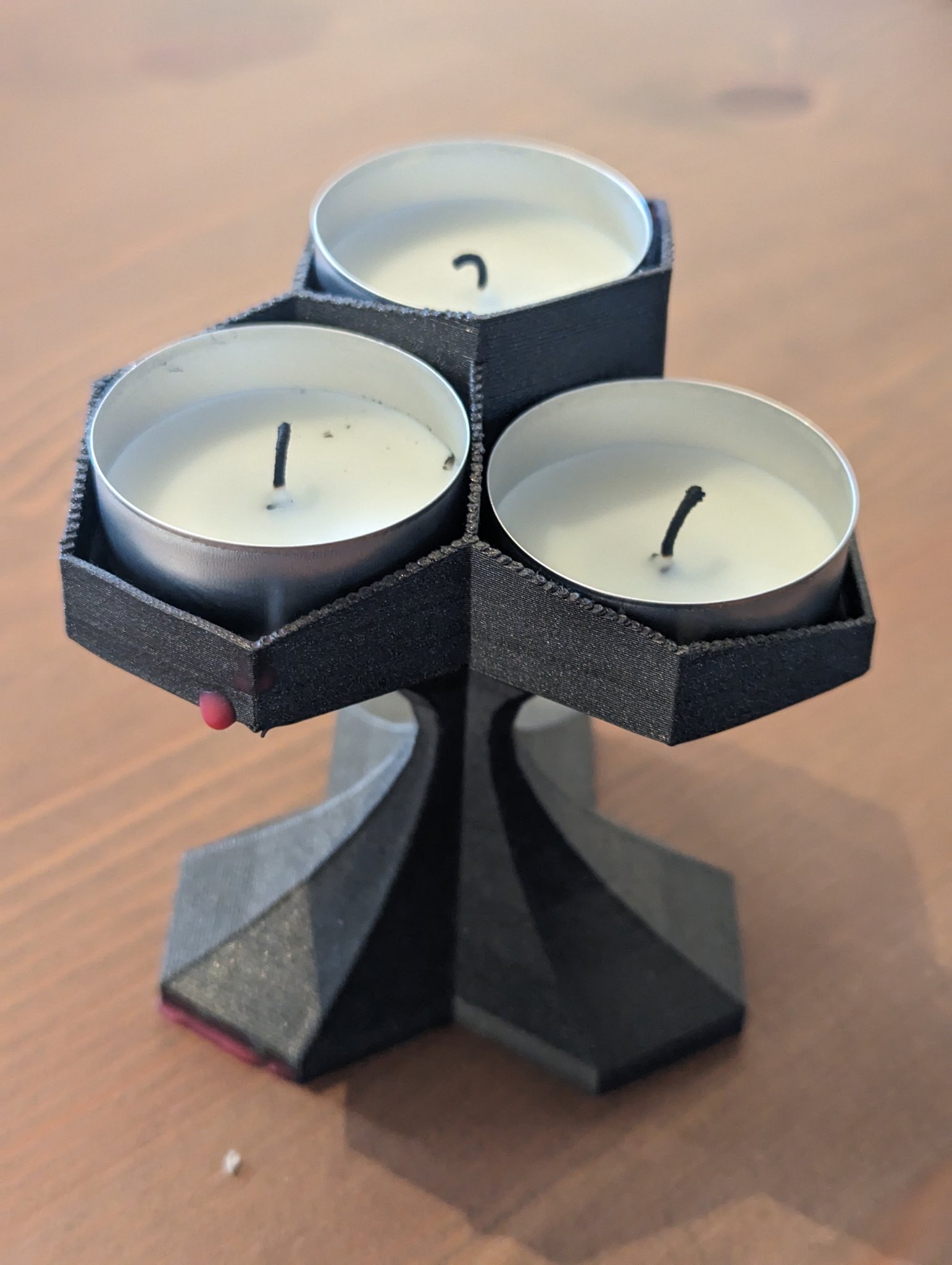 Chân Nến Tealight Phong Cách Low Poly