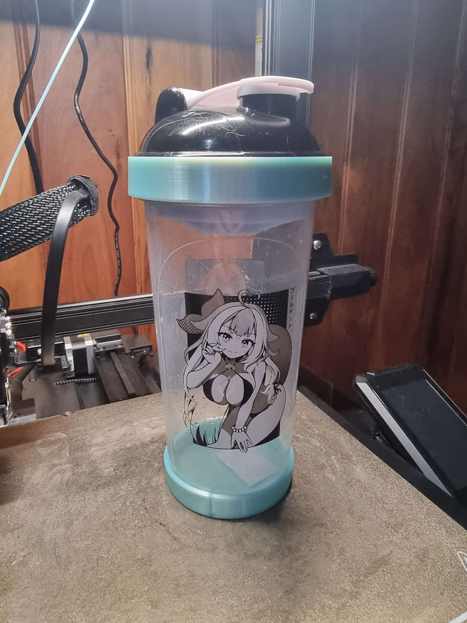 Tiêu đề Gamersupps Cup Protector TPU Print Tóm tắt Vòng bảo vệ