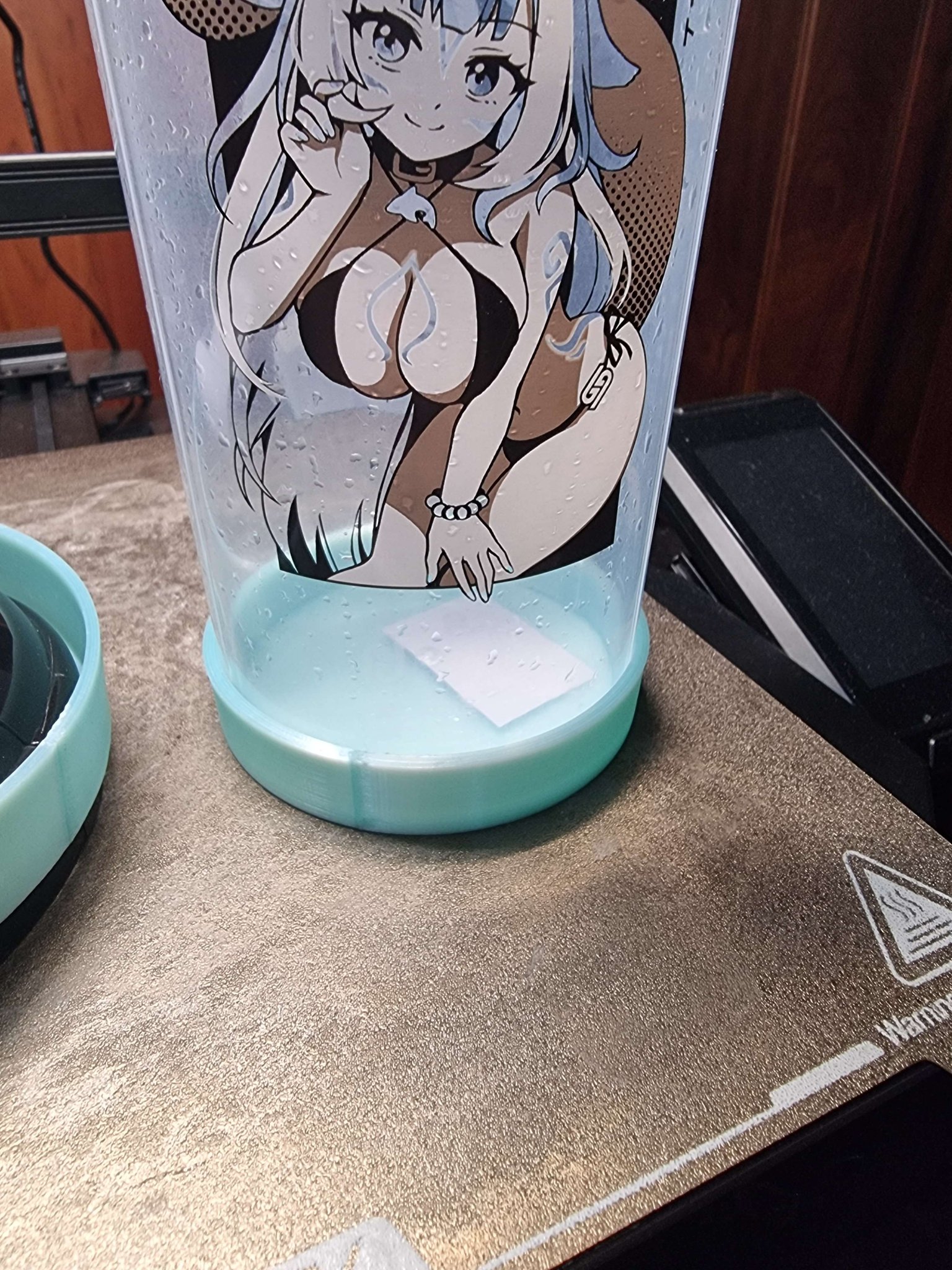 Tiêu đề Gamersupps Cup Protector TPU Print Tóm tắt Vòng bảo vệ