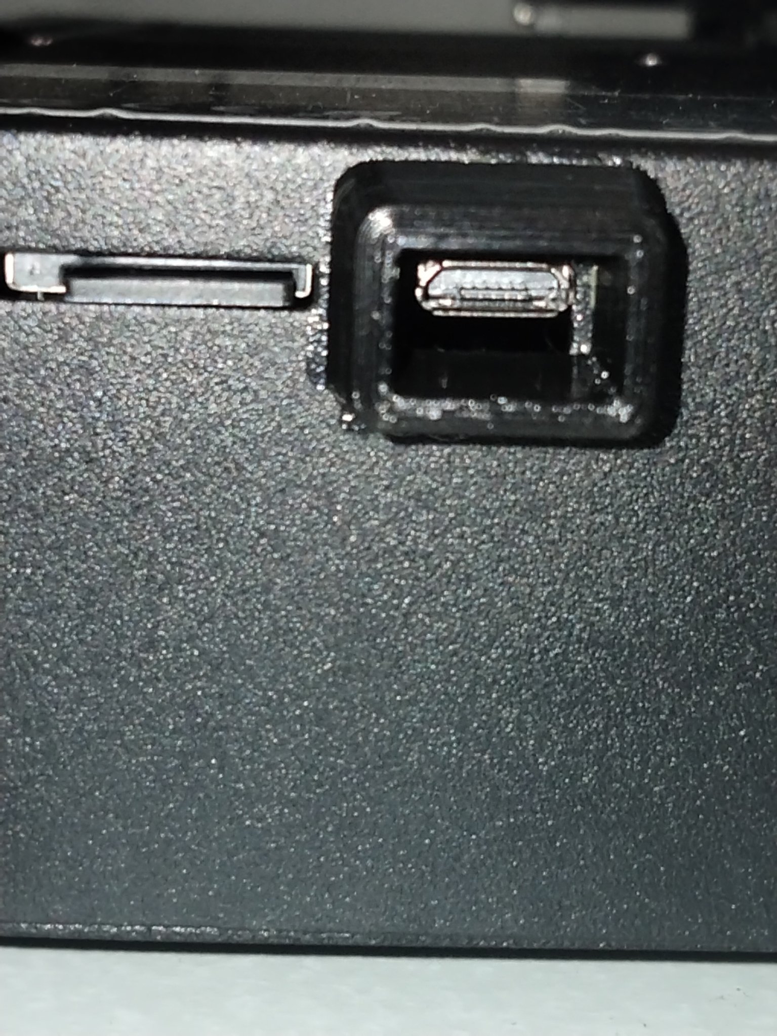 Micro usb support block for ender 3 printers