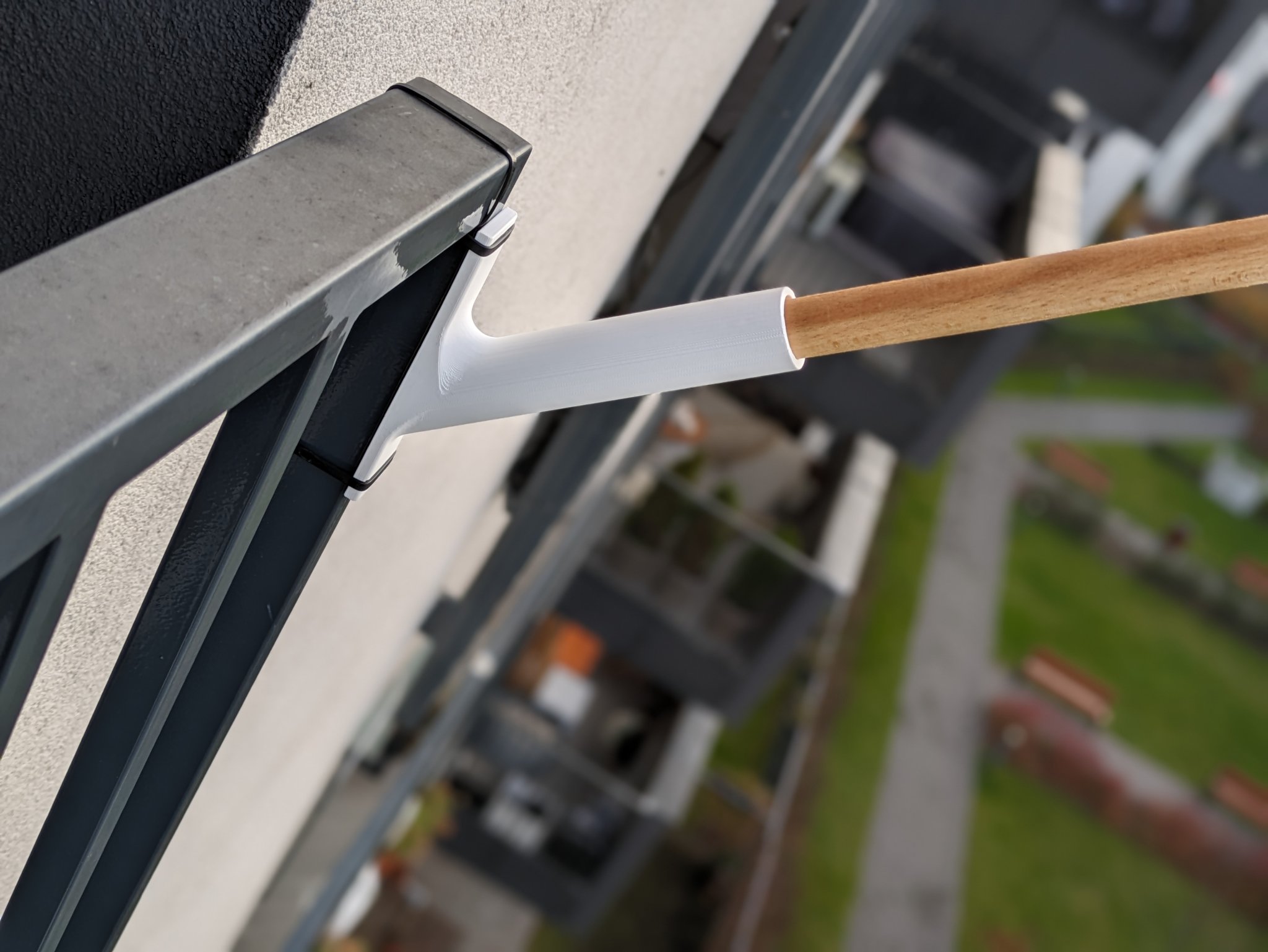 Giá đỡ cờ (phiên bản dây rút) cho trụ 24mm