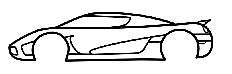 Tiêu đề Car Silhouette - Koenigsegg Agera 2011 Tóm tắt Mô hình có