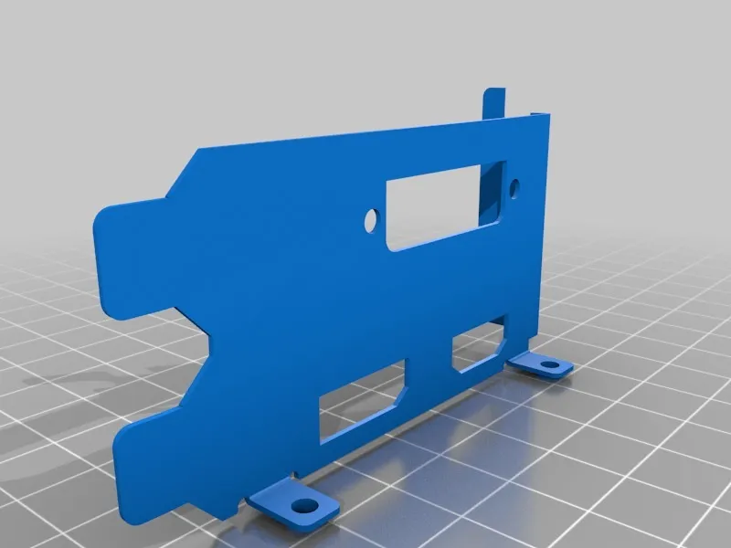 Mẫu Khung Gắn GPU ZOTAC/ASUS/MSI 1050ti Kích Thước Đầy Đủ