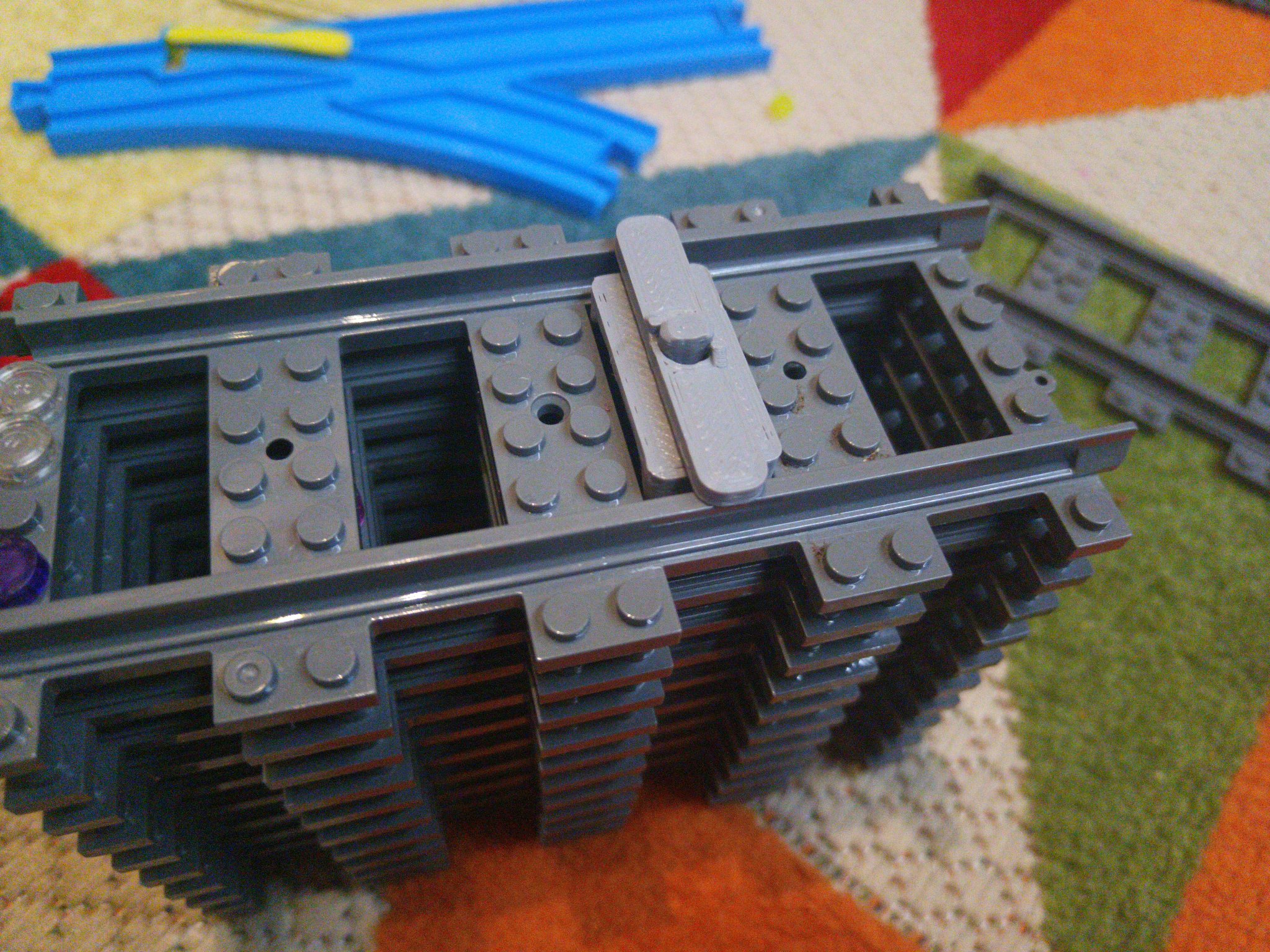 Lego City rails storage pin