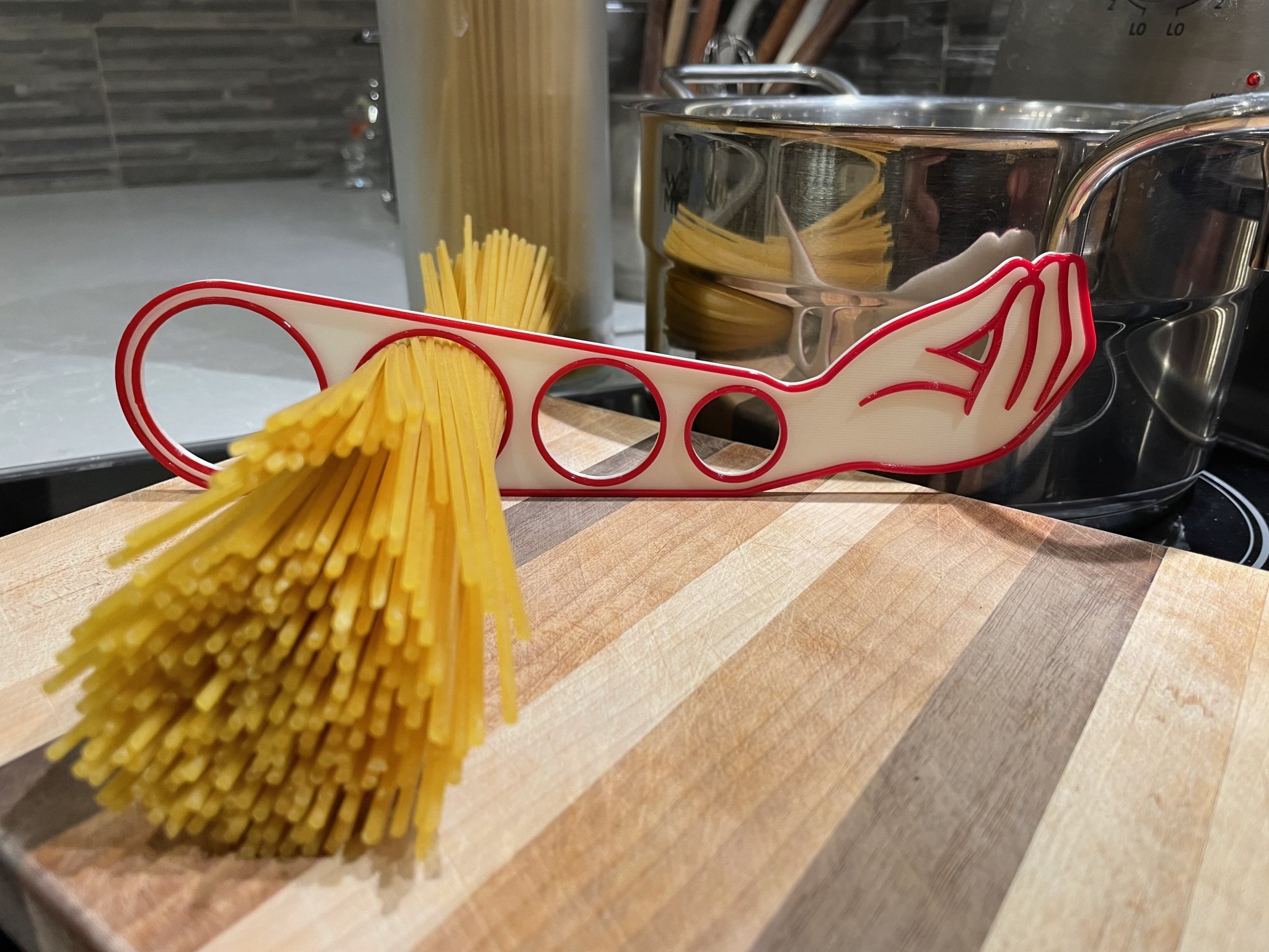 "Italian Gesture" Spaghetti Measure