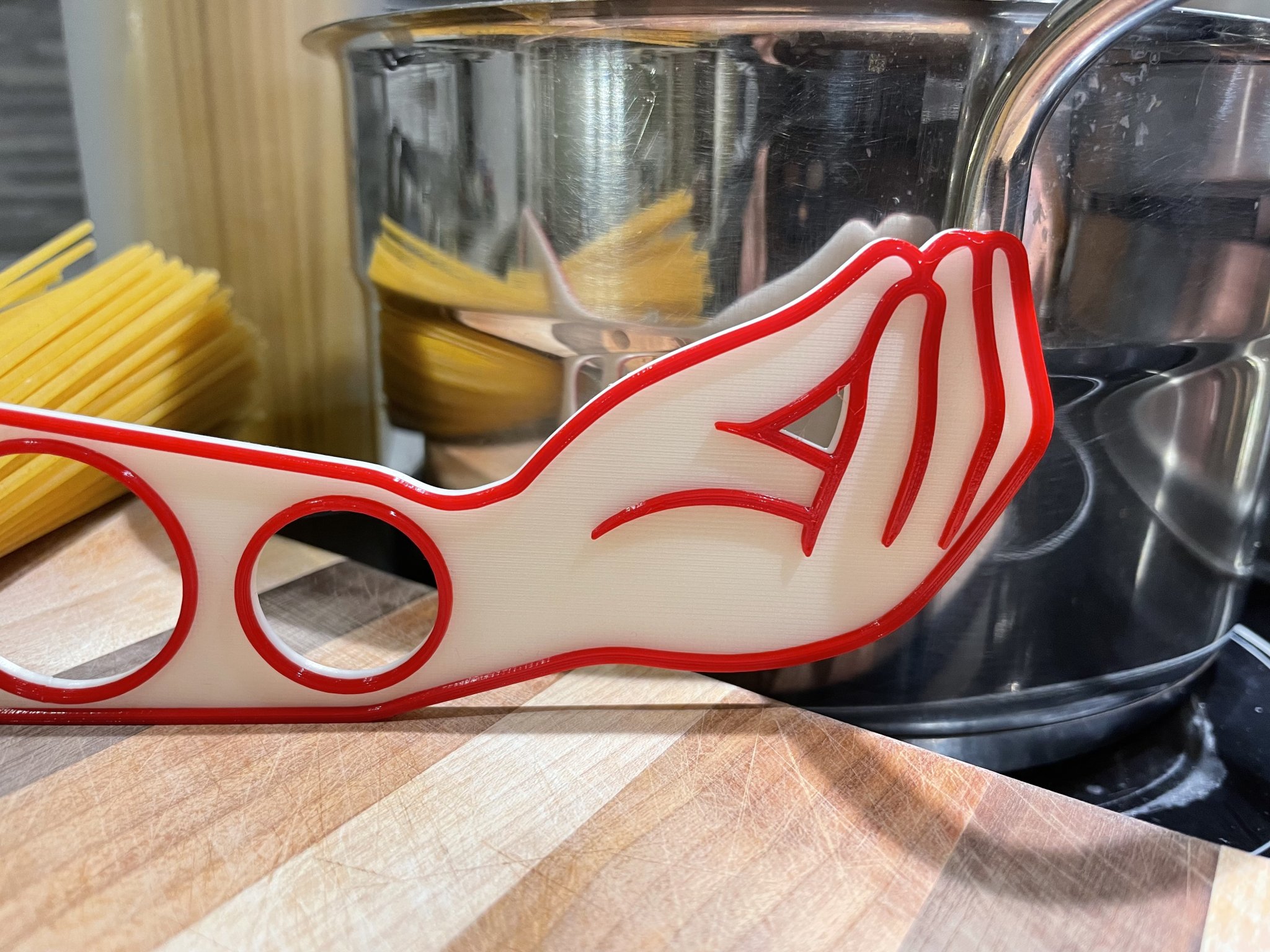 "Italian Gesture" Spaghetti Measure