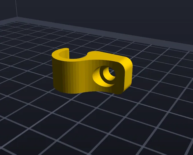 Low Profile 10mm Wire Clip