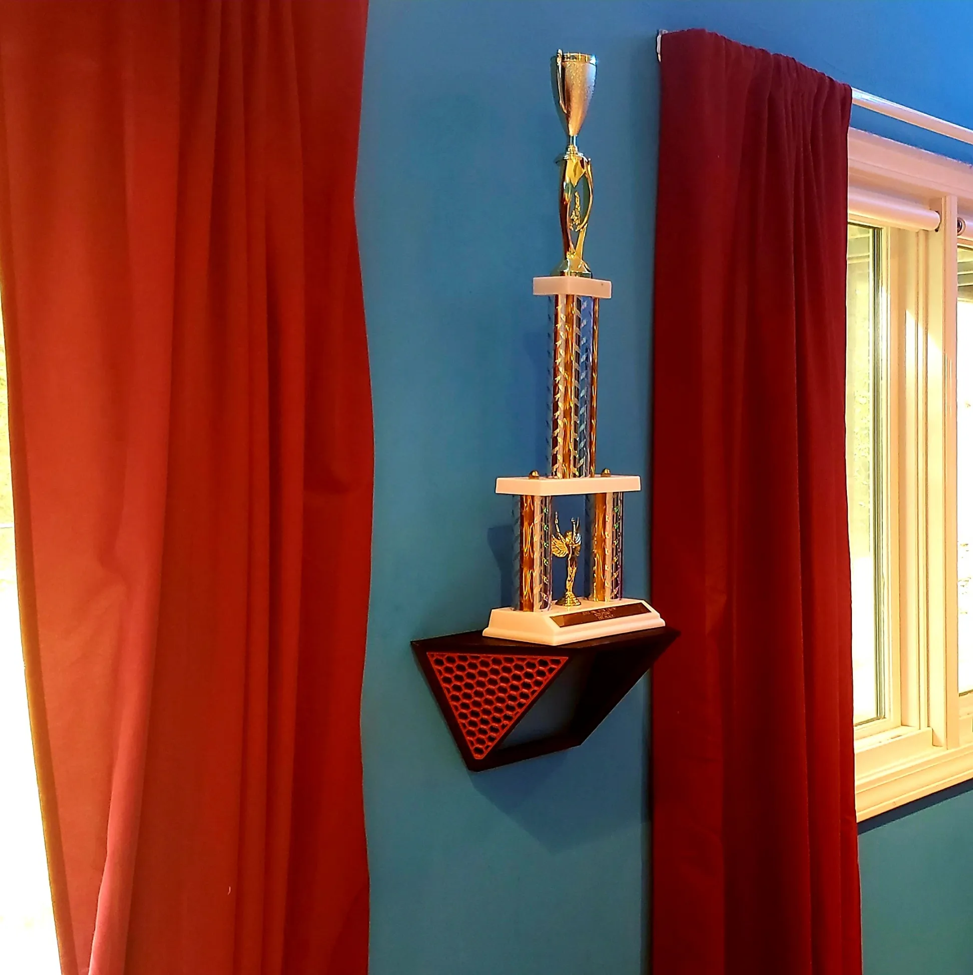 Tiêu đề Kệ trưng bày tổ ong nổi Tóm tắt Remix bỏ nửa trên