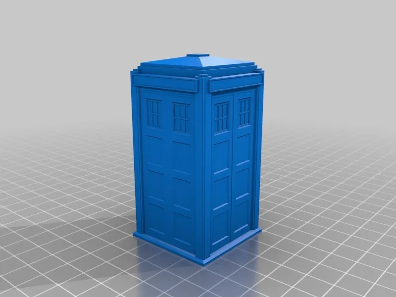 Thin wall TARDIS with Lights and Sound