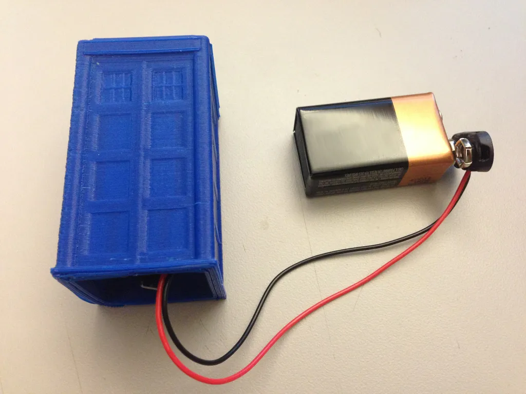 Thin wall TARDIS with Lights and Sound