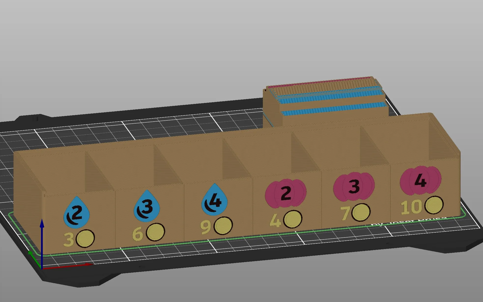 Life of Amazonia Insert - colorized token container