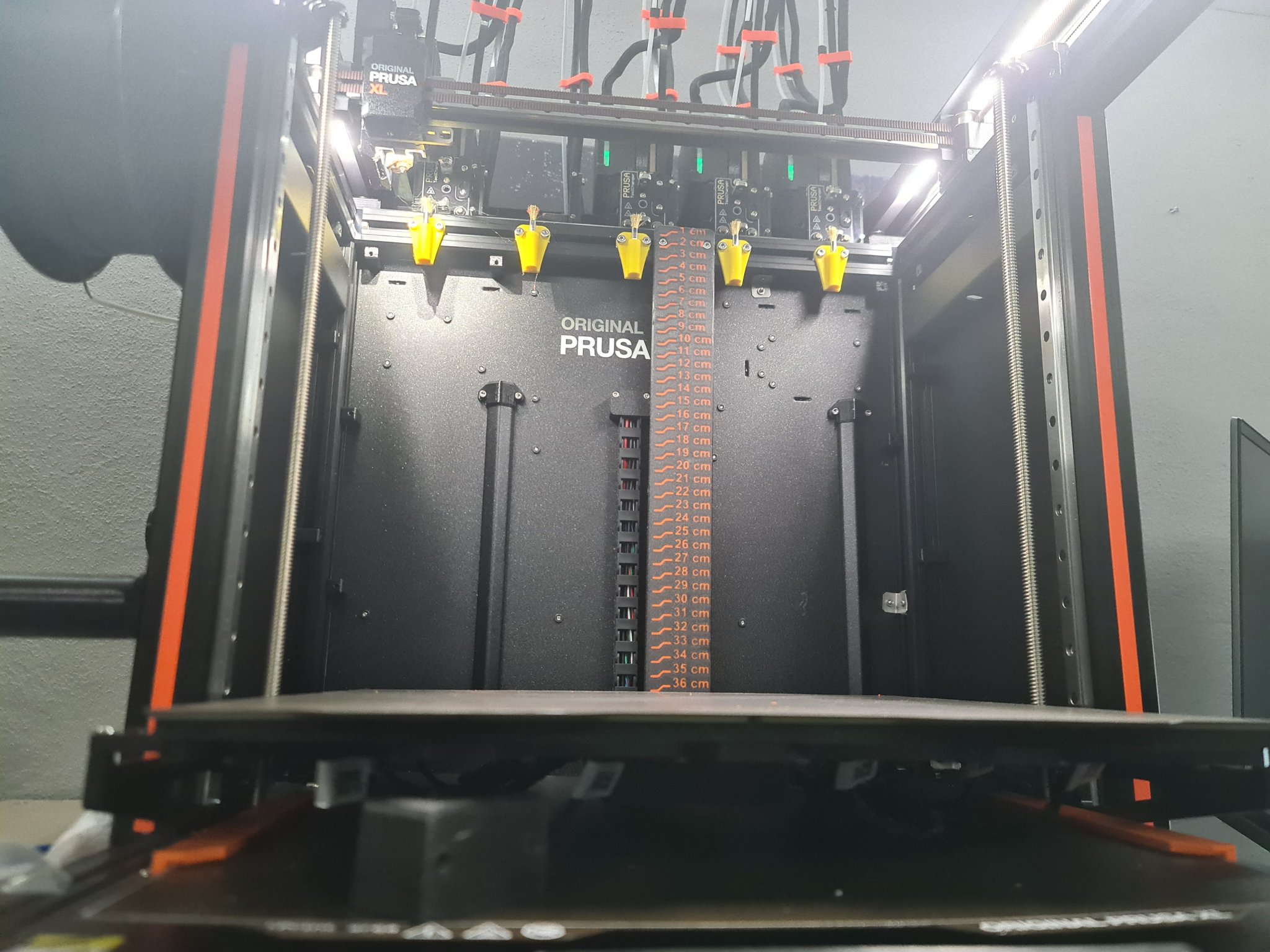 Prusa XL series: Print height Ruler (Multicolor)