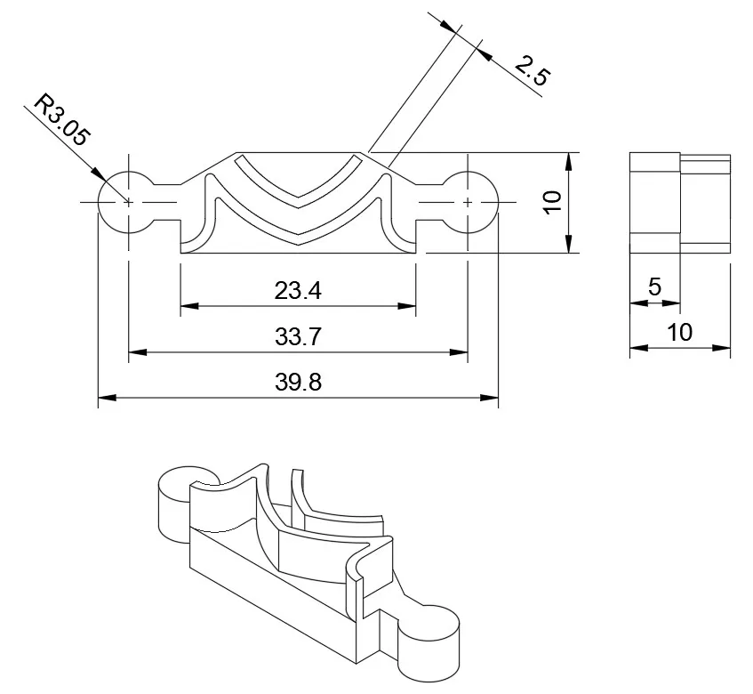 Chụp cuối nắp dẫn hướng CNC Isel CPM 3020