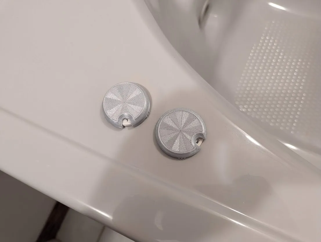 Jetta Bathtub replacement knobs