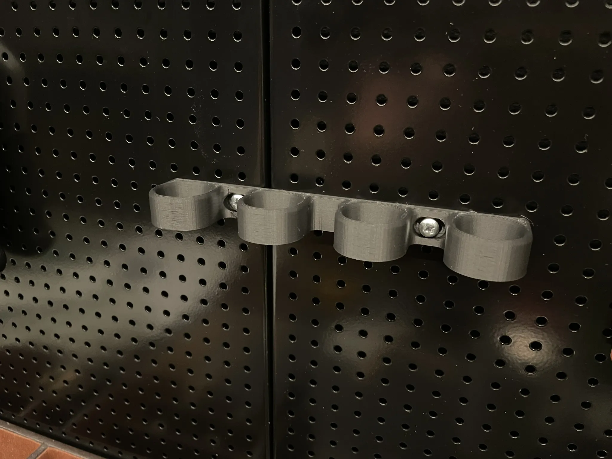 Awl holder for Biltema pegboard