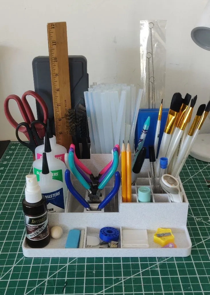Desk Organizer Art and 3D Printing