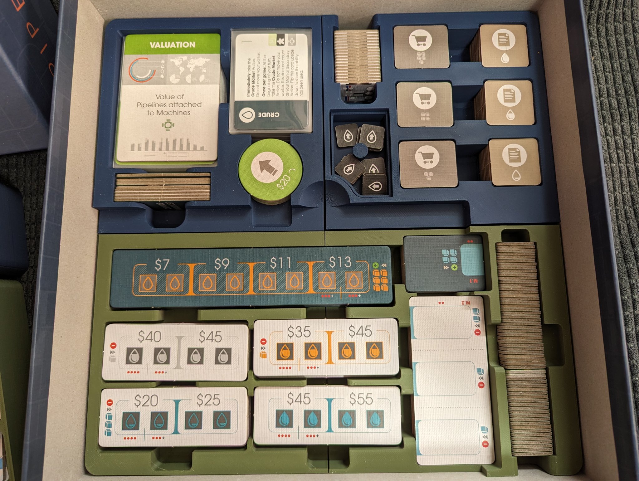 Organizer/Khay đựng board game Pipeline + Emerging Markets