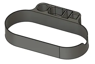 Tiêu đề Vỏ đựng dụng cụ và móc treo tường cho CTRL AX Wonderc