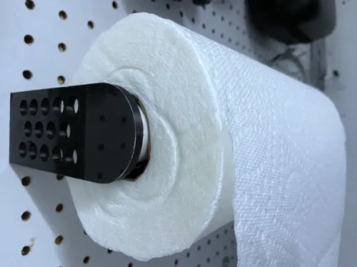 Giá Treo Khăn Giấy Cho Ống PVC 1 inch - Khoảng Cách Lỗ Pegboard