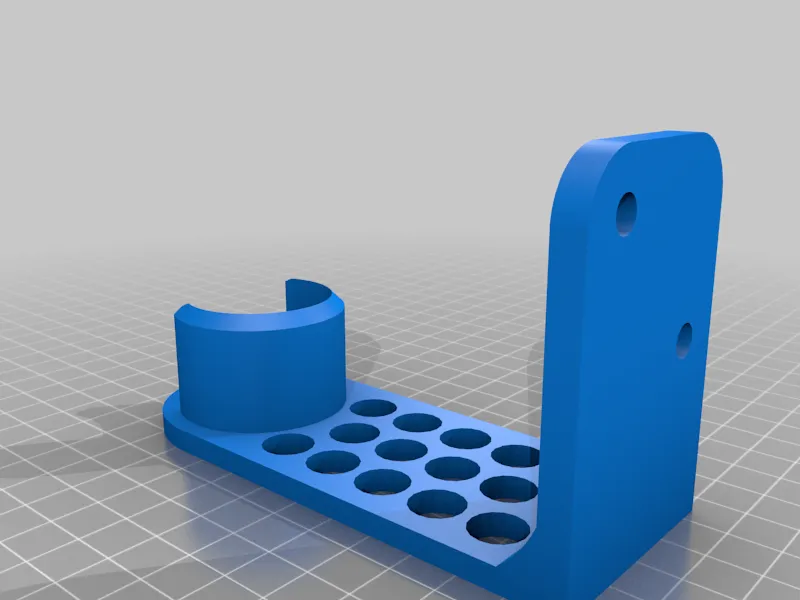 Giá Treo Khăn Giấy Cho Ống PVC 1 inch - Khoảng Cách Lỗ Pegboard