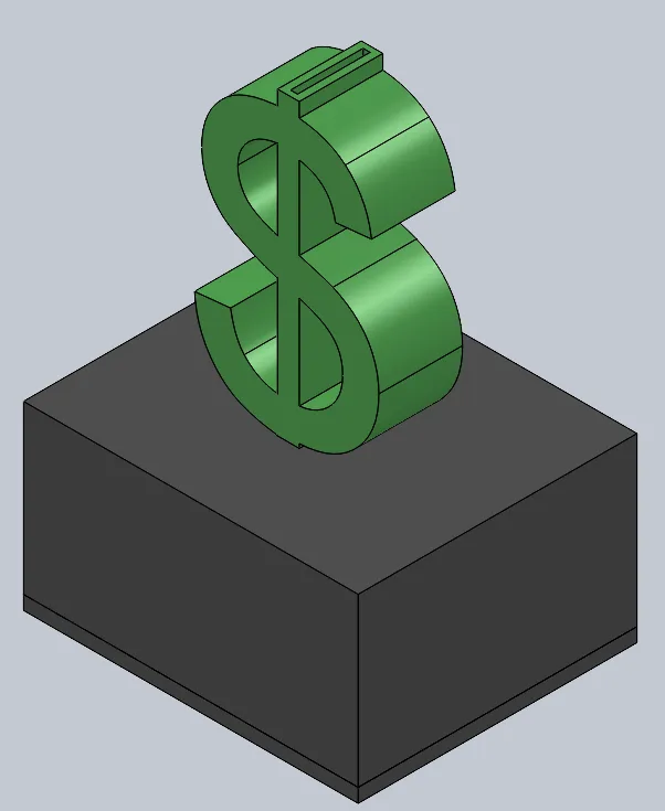 Money Sign Piggy Bank