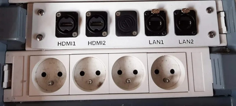 Tiêu đề Giá đỡ đầu nối Neutrik HDMI và LAN Tóm tắt 2x HDMI