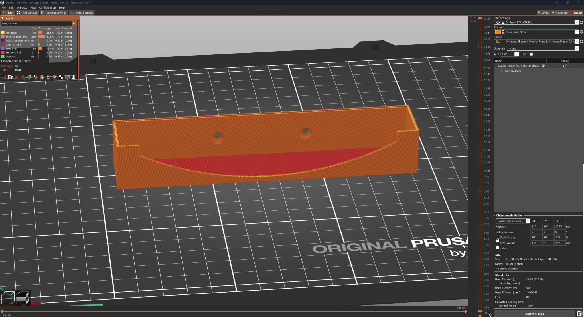 Skadis Holder for Geekvape Z Coils