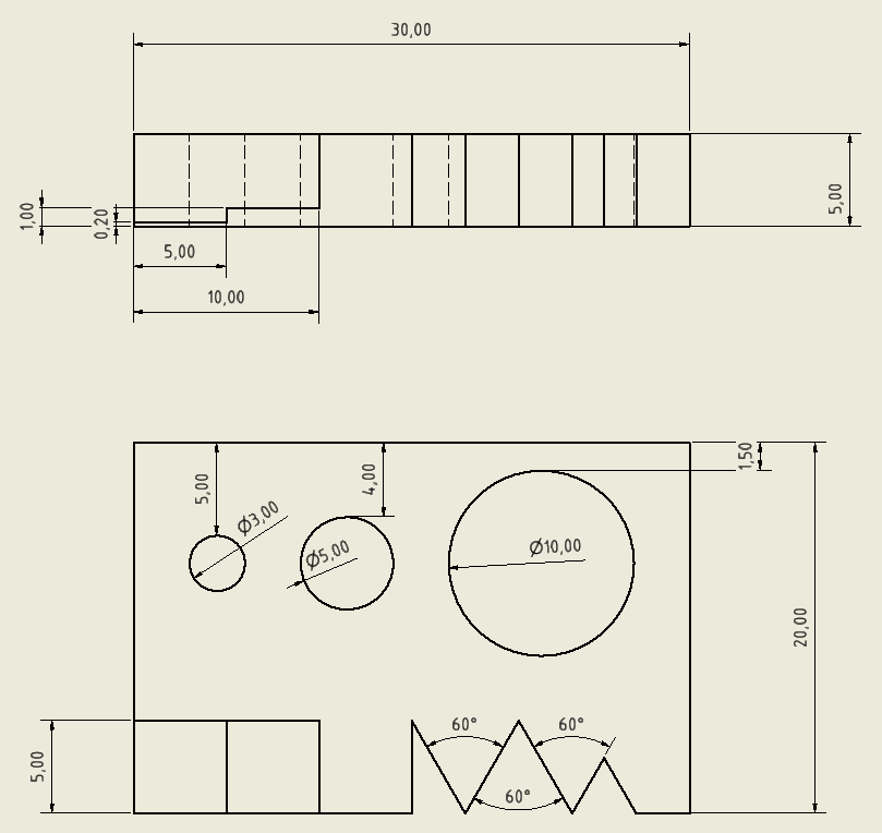 Minimalistic Dimension Tester
