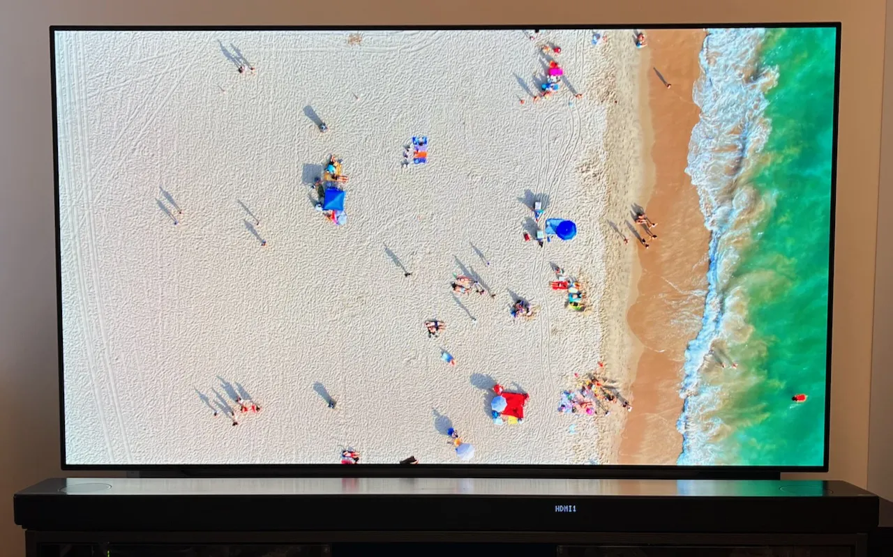 LG OLED C1 65"/55" Riser Stand and Cable Organizer